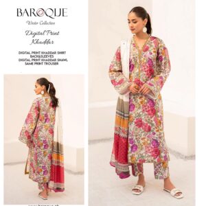 BAROQUE  Printed Khader (3-P #11)